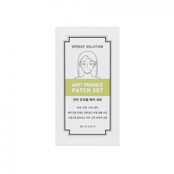 Missha Anti trouble patch Сет лепенки против пъпки