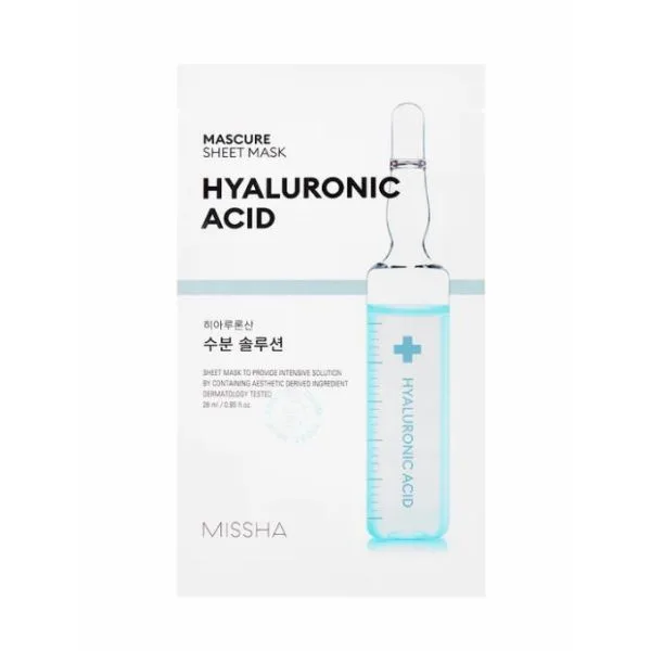 Missha Mascure Hydra Solution Хидратираща шийт маска с Хиалуронова киселина