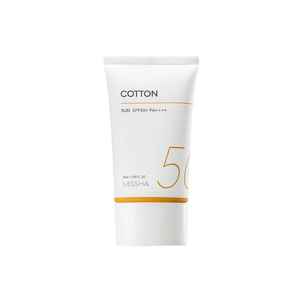 Missha All Around Safe Block Cotton Матиращ слънцезашитен крем за лице SPF50+/PA++++
