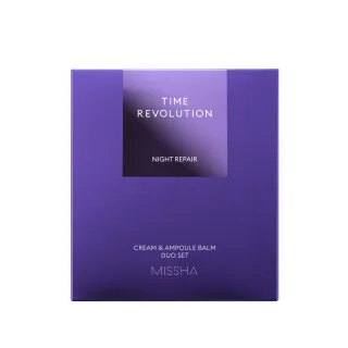 Комплект Missha Time Revolution Night Repair Възстановяващ нощен крем за лице и стик ампула
