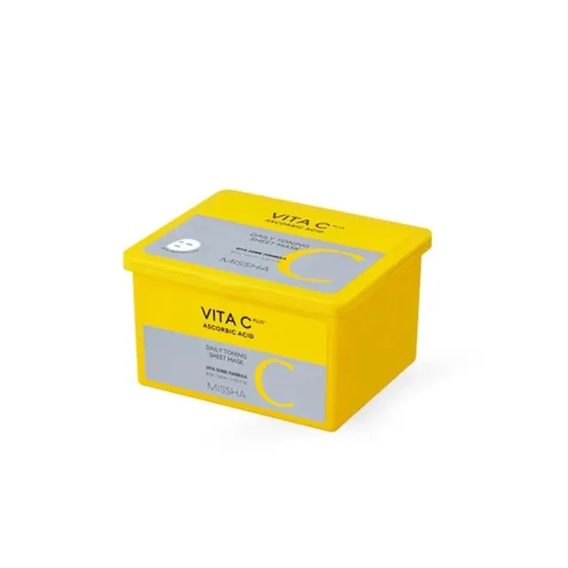 Missha Vita C Plus Daily Toning Кутия текстилни маски за лице
