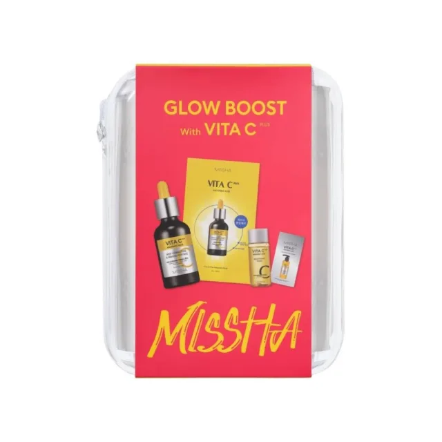 Комплект грижа за лице Missha Vita C Plus, с несесер, 4 части