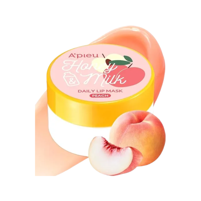 A’pieu Honey & Milk Ежеднвена маска за устни с Праскова