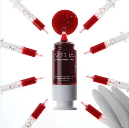 Missha Пилинг серум за лице с киселини, PDRN NAD+